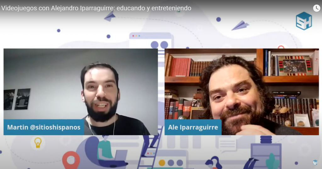 Captura de la entrevista con Alejandro Iparraguirre y Martín Di Luzio