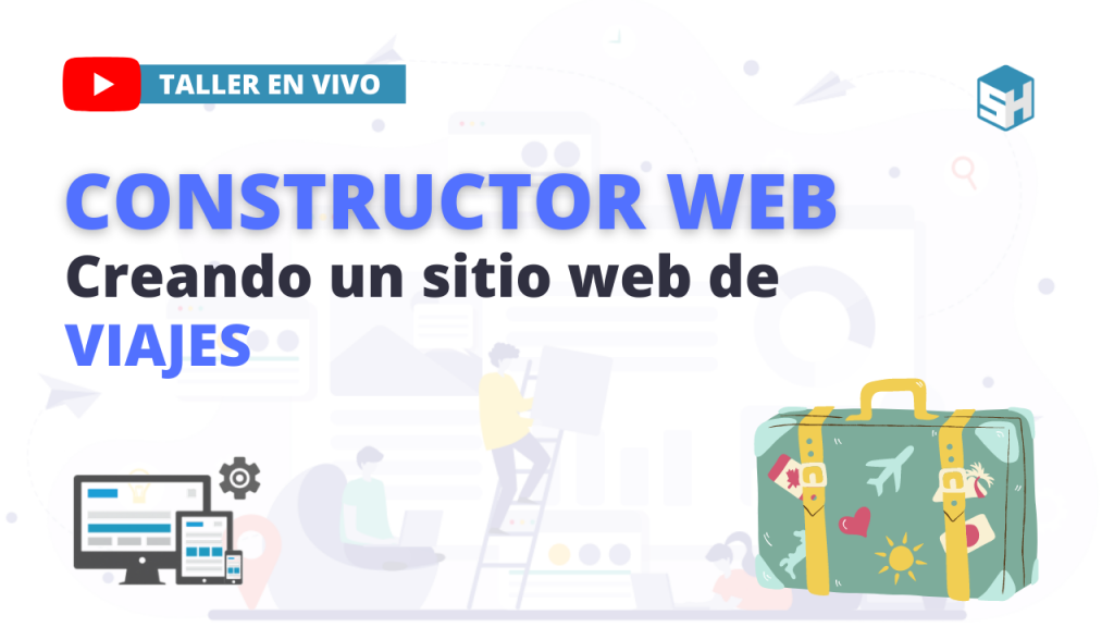 Constructor web. Cómo hacer un sitio web de viajes.