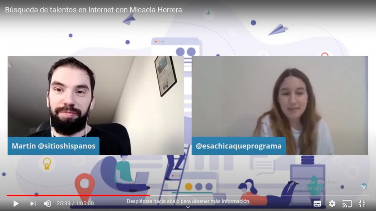 Búsqueda de talentos en Internet con Micaela Herrera