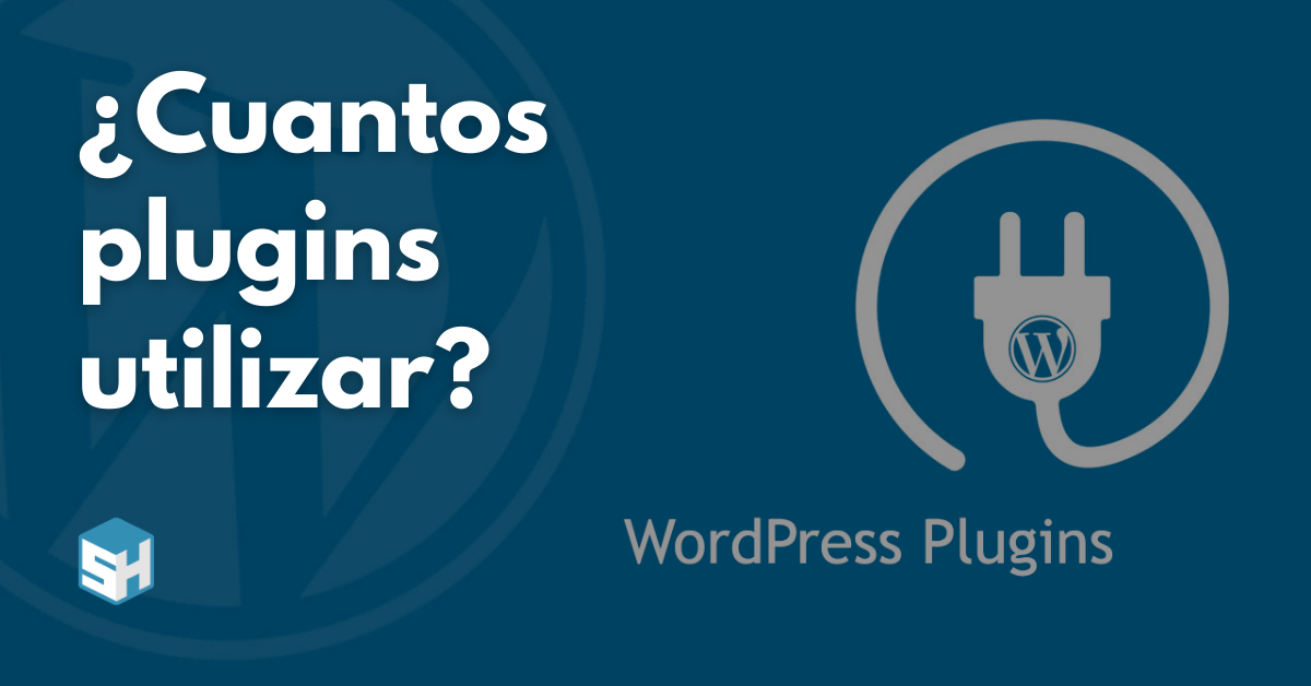 ¿Cuantos plugins utilizar? Logo de wordpress